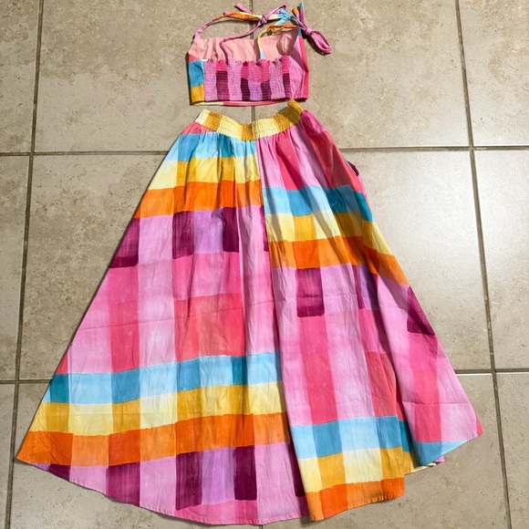 Peixoto Esti Crop Paula Skirt Set Summer Sailing Size XS - Picture 10 of 10